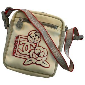 Rare vintage Chanel Camelia CC sport bag